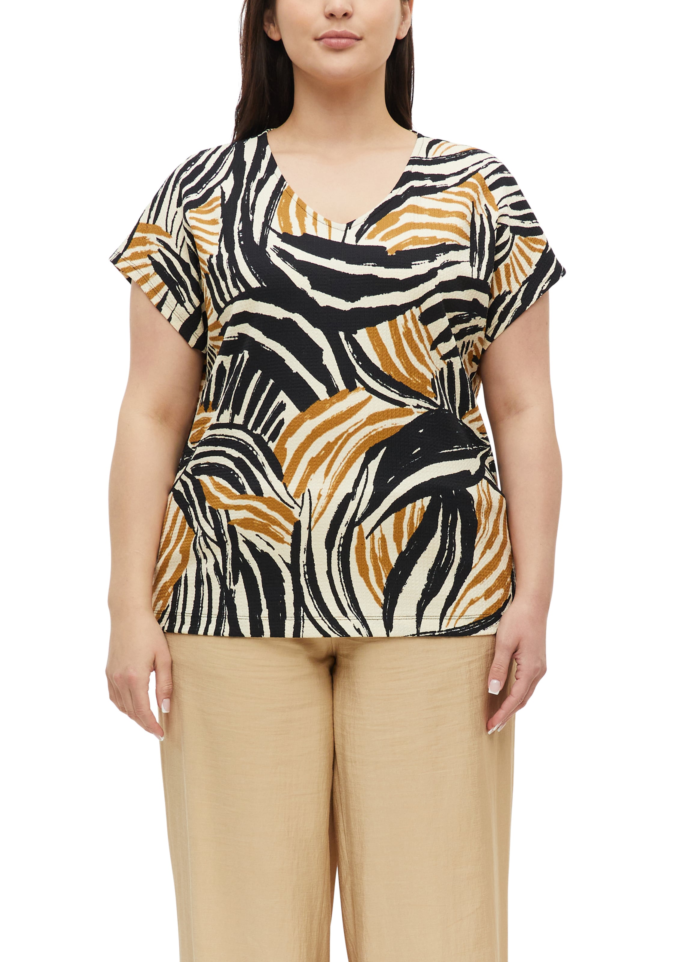 T-shirt s.Oliver en marron