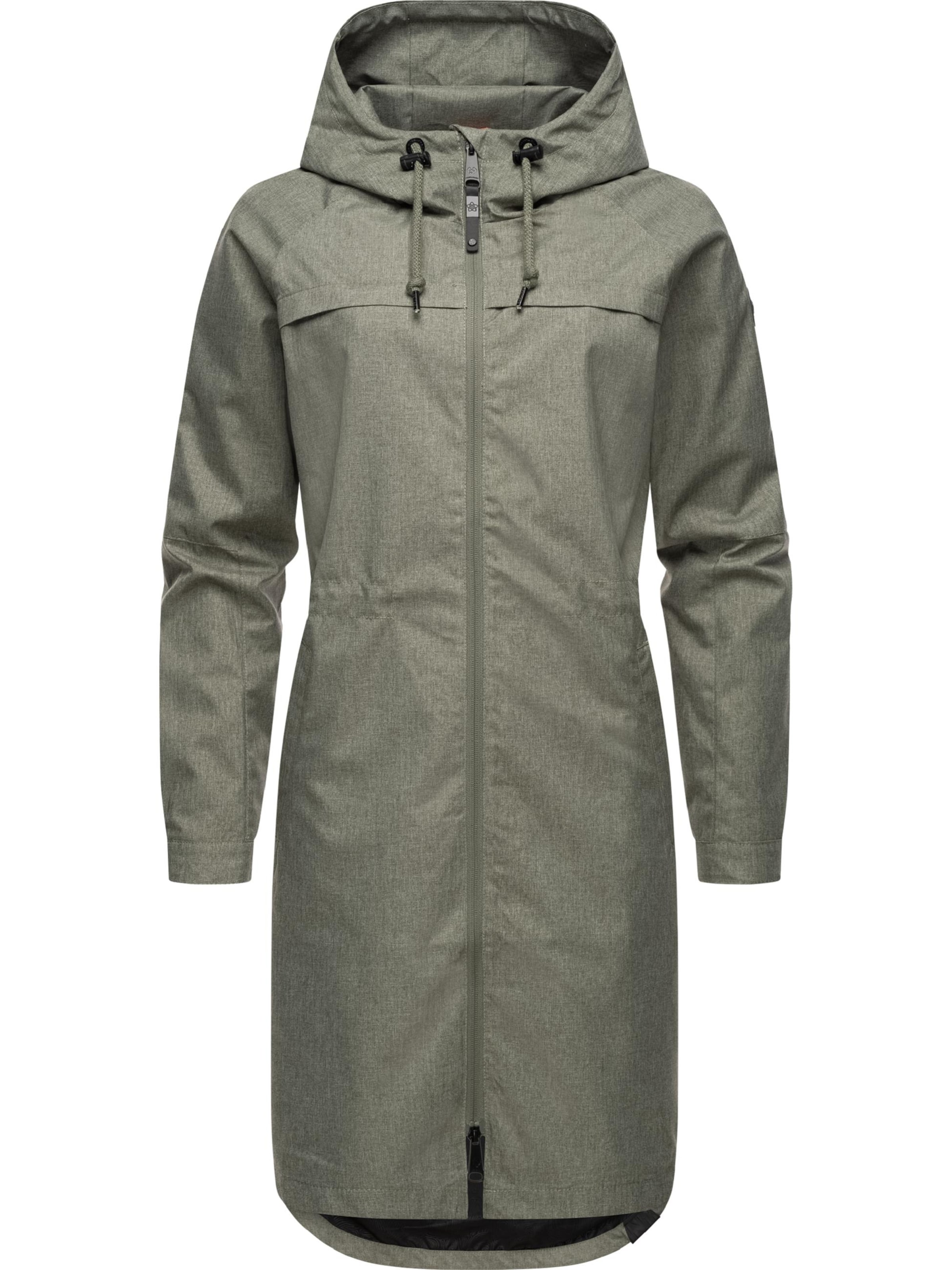 Ragwear Funkční kabát 'Belinka' – zelená: přední strana