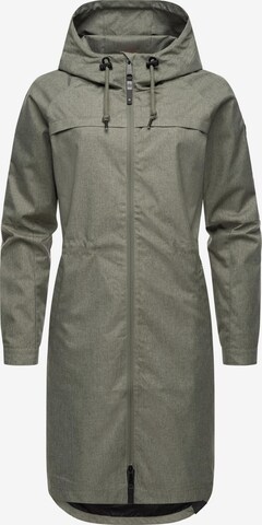 Manteau fonctionnel 'Belinka' Ragwear en vert : devant