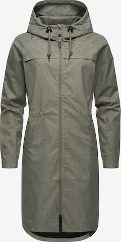 Manteau fonctionnel 'Belinka' Ragwear en vert : devant