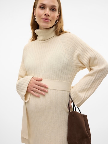 MAMALICIOUS Knit dress in Beige