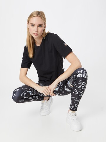 Skinny Pantaloni sport 'MIEMALA' de la Rukka pe negru