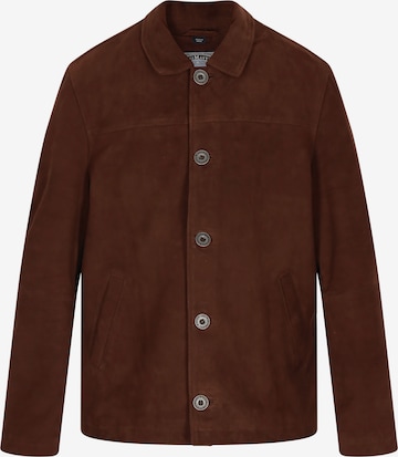 DreiMaster VintagePrijelazna jakna - smeđa boja: prednji dio