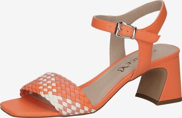 CAPRICE Sandals in Orange: front