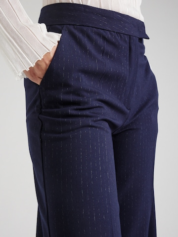 Salsa Jeans Szeroka nogawka Spodnie w kant w kolorze niebieski
