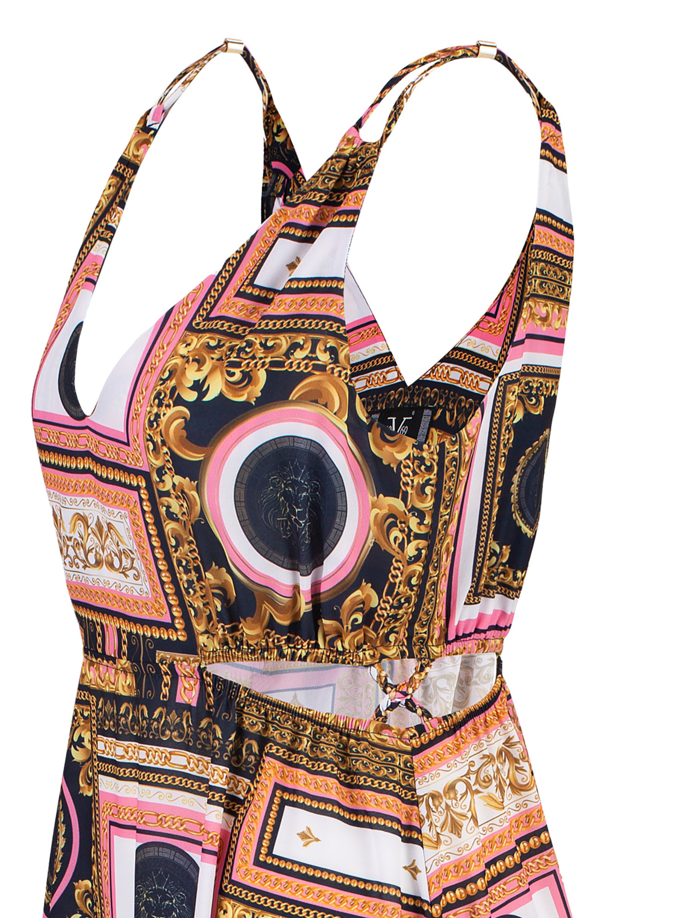 Robe 'Zita Baroque' 19V69 ITALIA en bleu