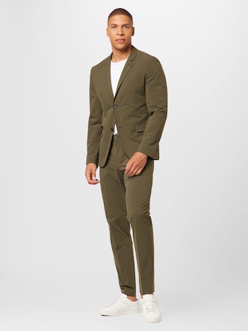 HUGO Red Slim fit Suit in Green: front