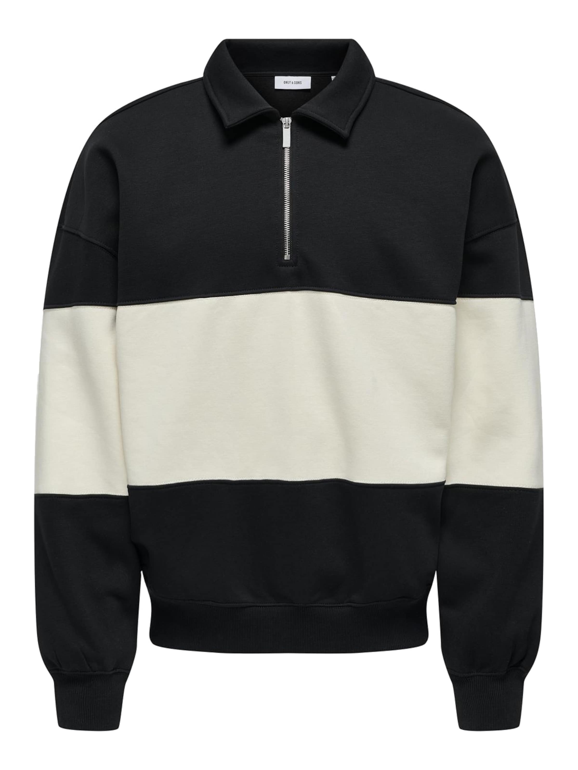 Only & Sons Sweatshirt 'Byron' in Schwarz: Vorderseite