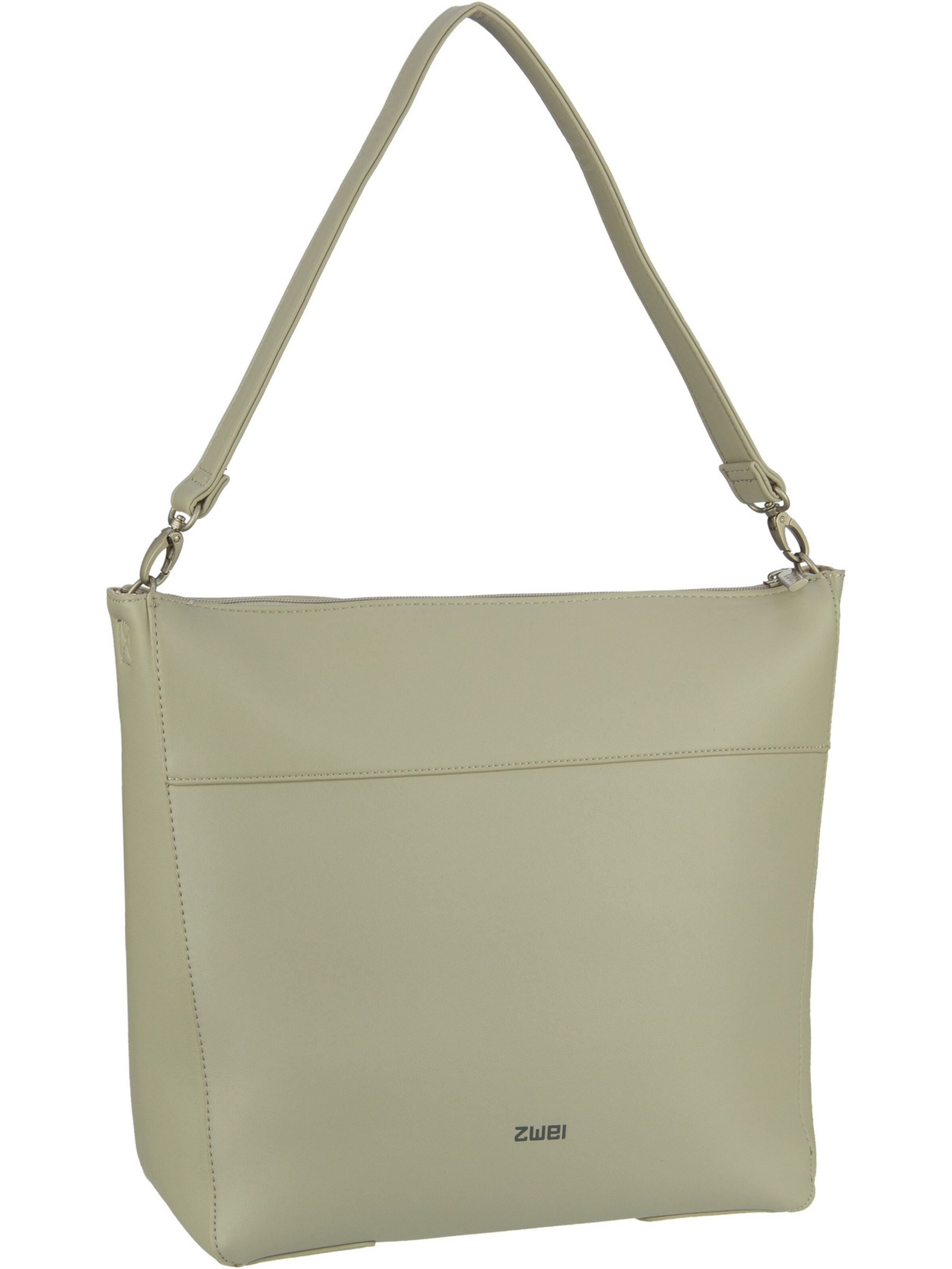 ZWEI Schultertasche 'Mademoiselle' in Grau: Vorderseite