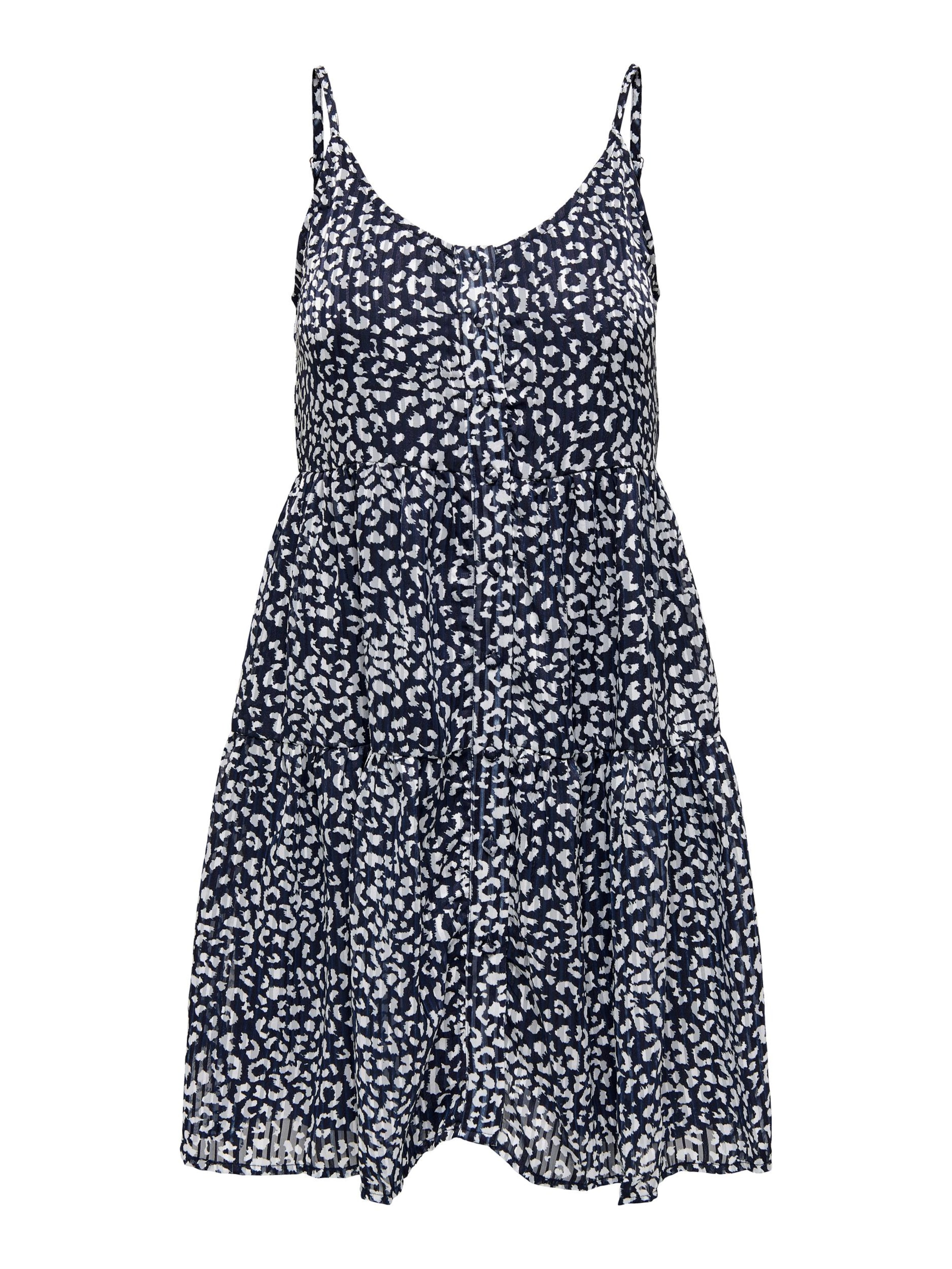 ONLY Summer Dress 'DANIELLA' in Navy / Grey / White, Item view