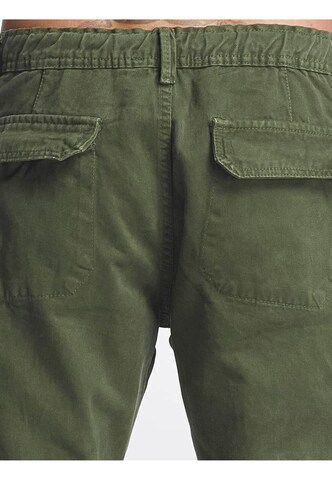 DEF - Tapered Calças cargo 'Kindou' em verde