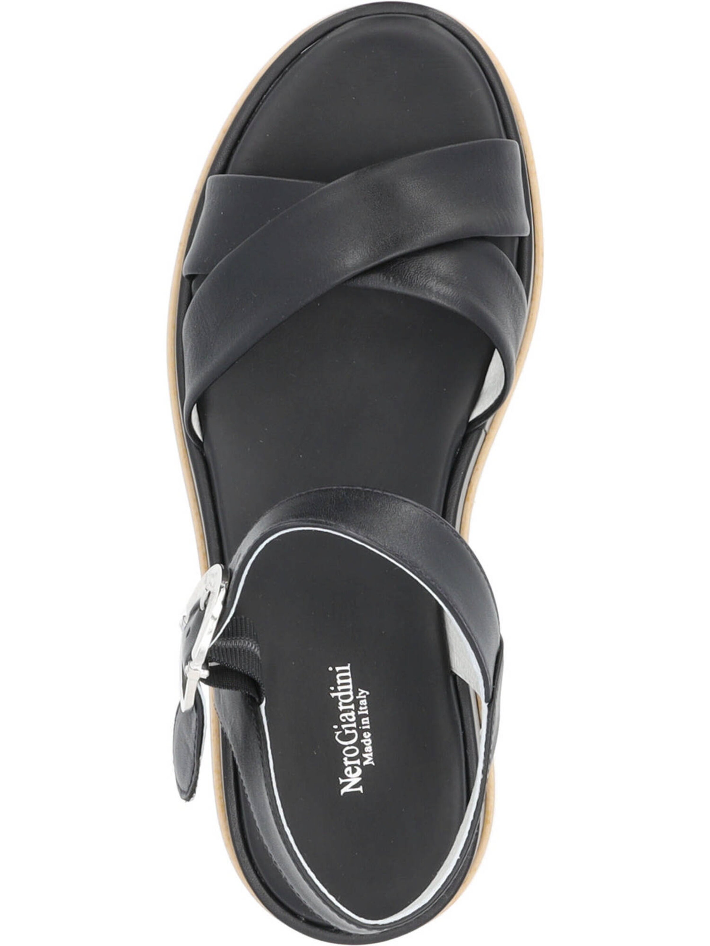 Nero Giardini Sandalen met riem 'E410740D' in Zwart