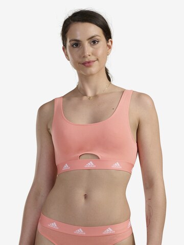 ADIDAS SPORTSWEAR Bralette Bra ' SCOOP BRALETTE ' in Orange: front