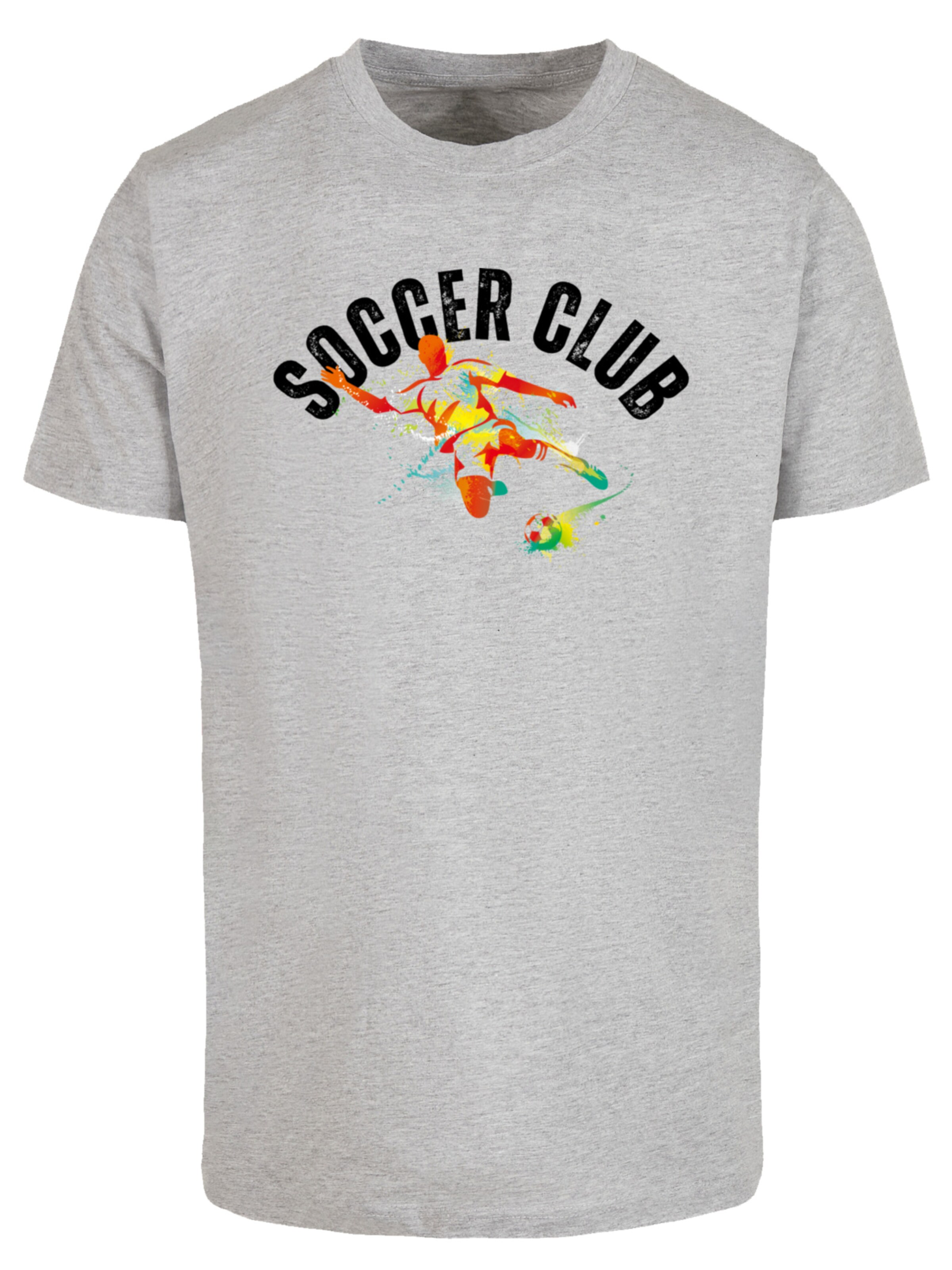 F4NT4STIC Shirt in Grijs: voorkant