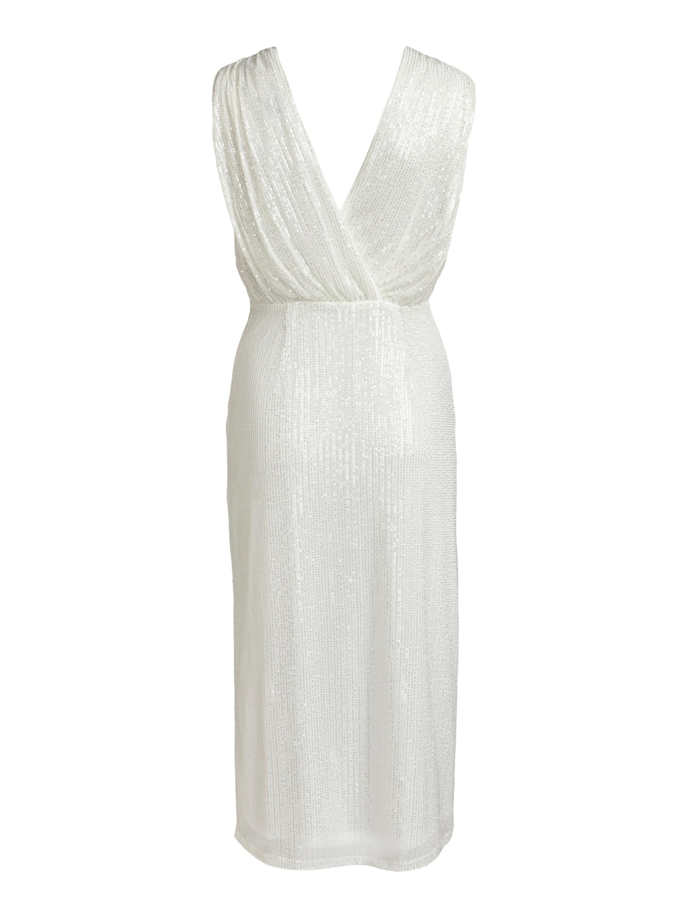 VILA Kleid Sandra in Weiß 