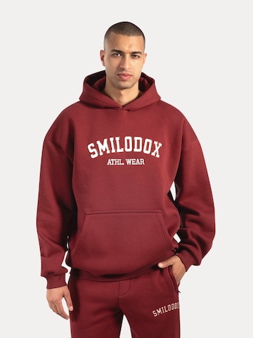 Smilodox Sweatshirt ' Kayson ' in Red: front