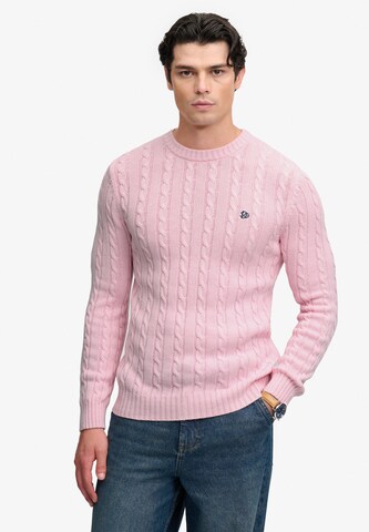 Pullover di Superdry & Co in rosa: frontale