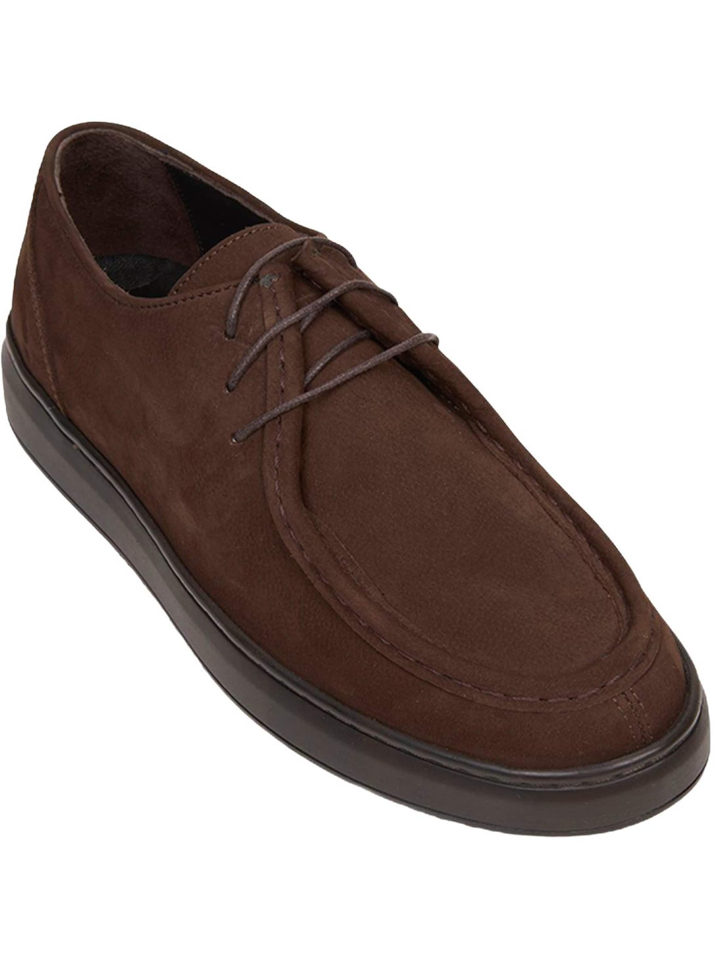 Desa - Zapatillas 'DESA Herren-Schnürschuhe aus Nubukleder für den Alltag' en marrón
