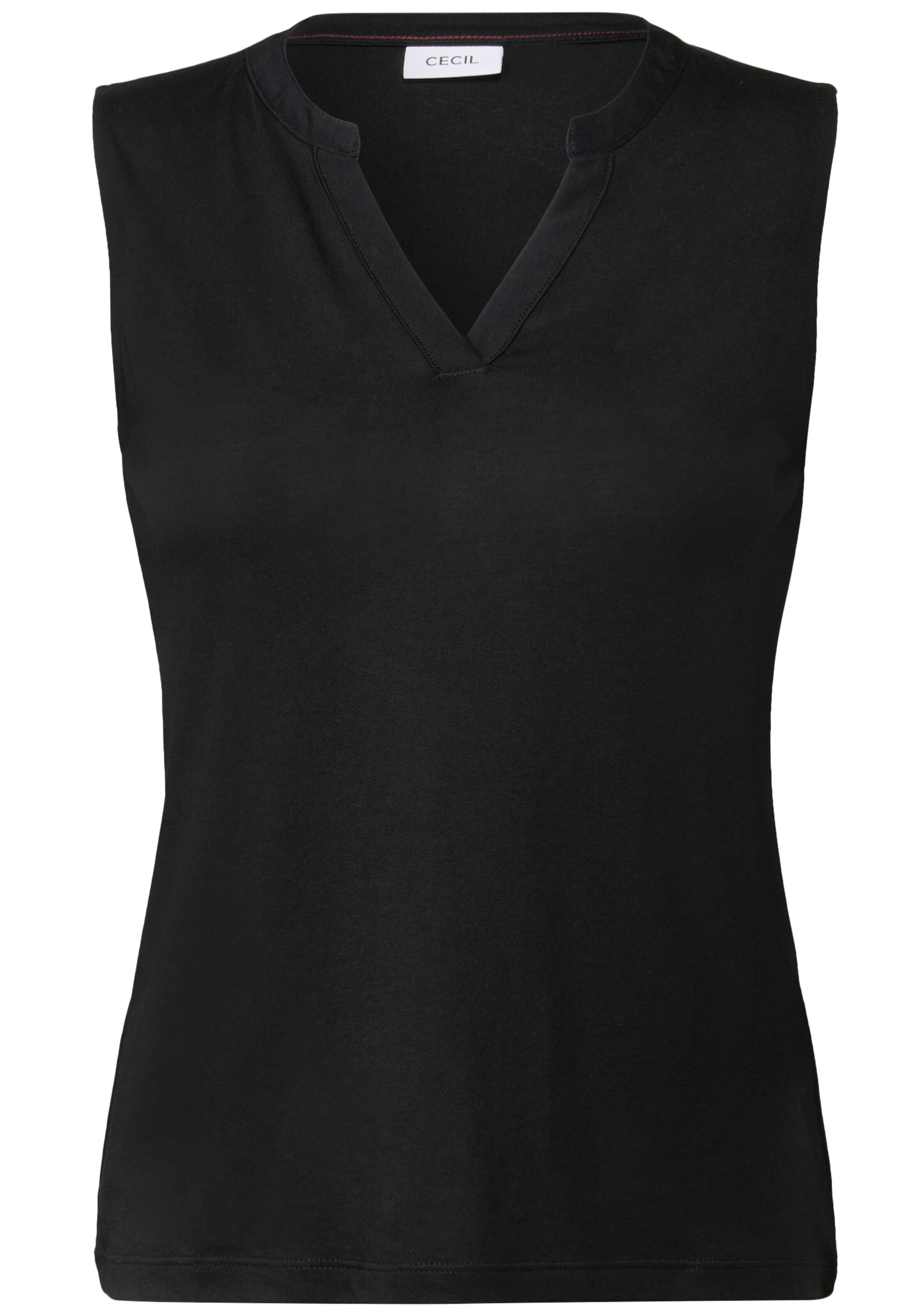 CECIL Top in Schwarz: Vorderseite