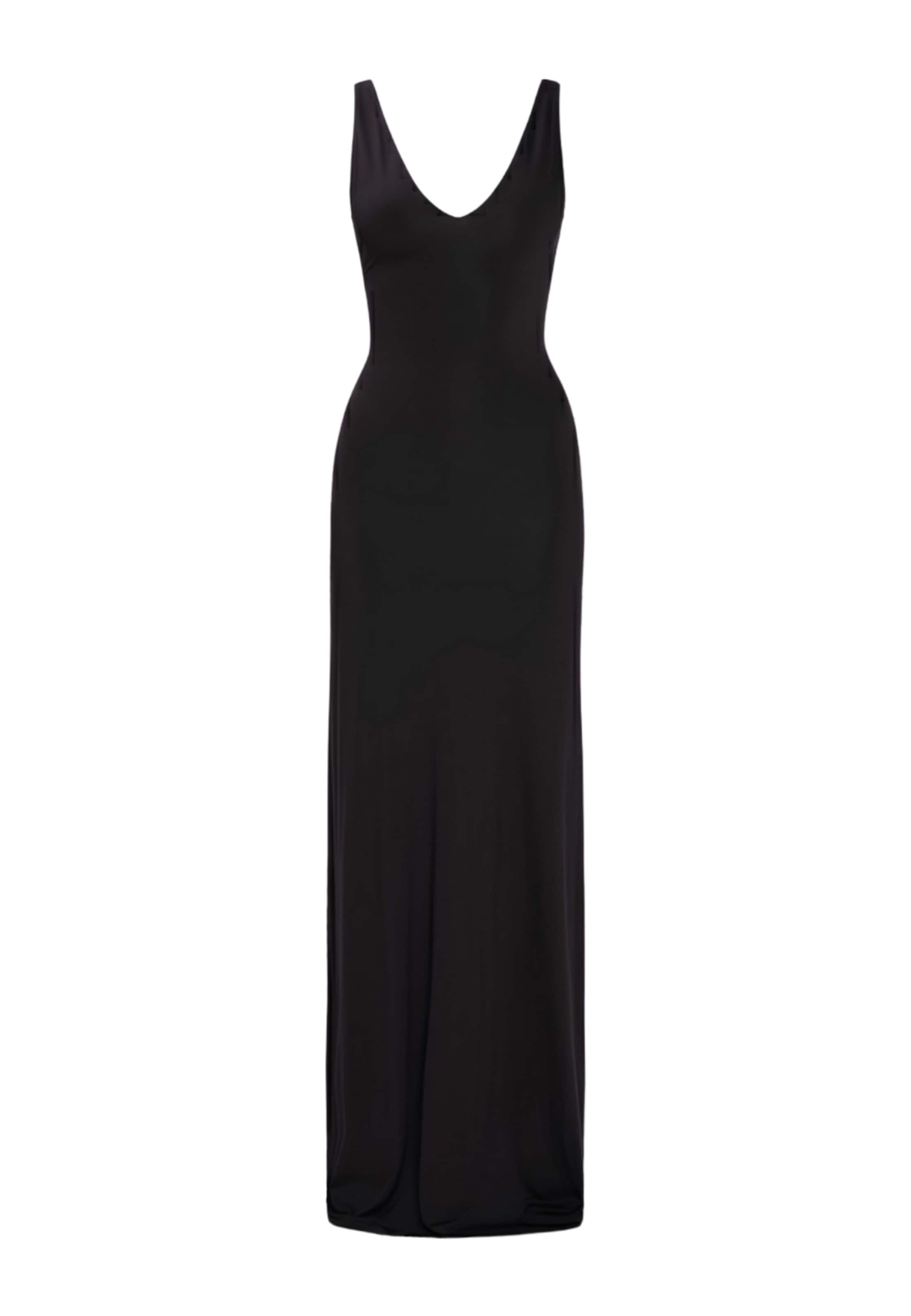 OW Collection Festkjole ' FLORENCE ' i sort: forside