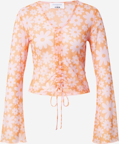 florence by mills exclusive for ABOUT YOU Camiseta 'Foggy' en lila pastel / naranja, Vista del producto