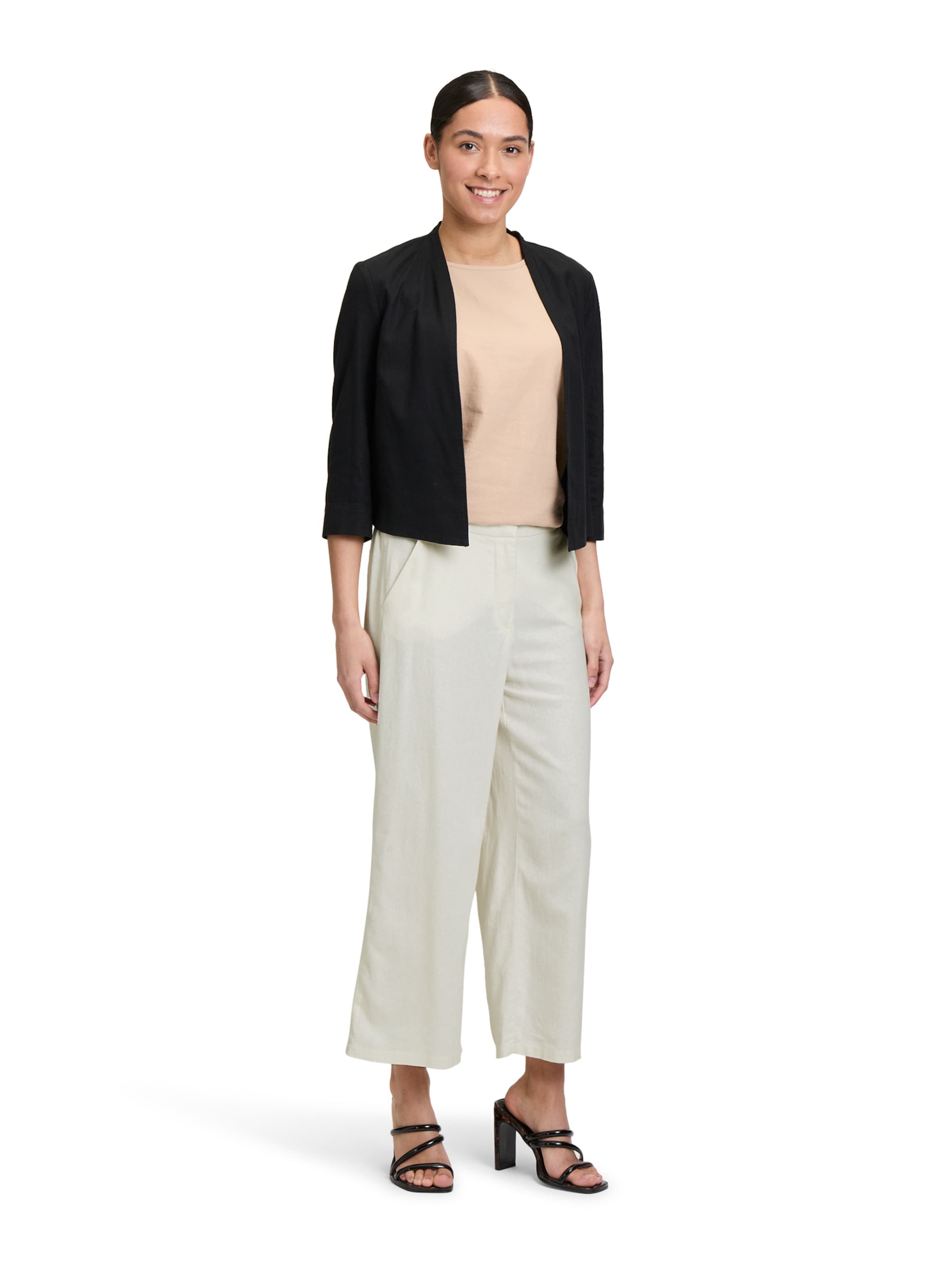 Wide Leg Jean Betty Barclay en blanc