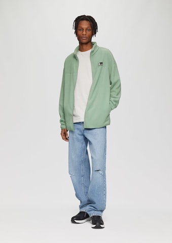 QS Fleece jas in Groen