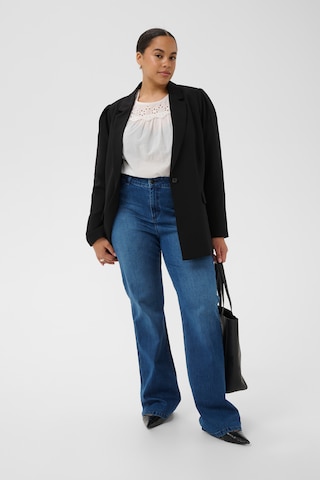 KAFFE CURVE Flared Jeans 'Laurina' i blå