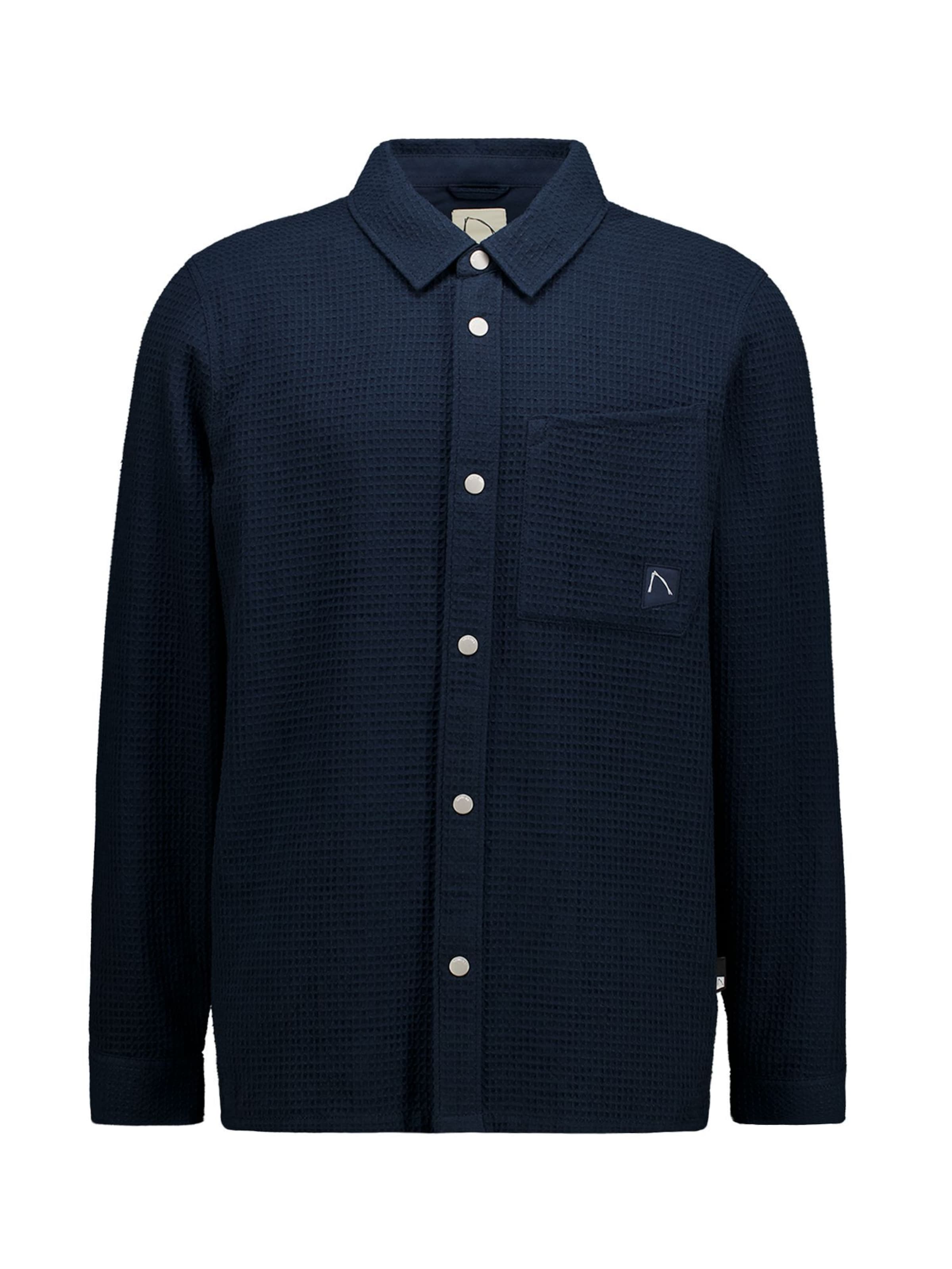 CHASIN' Jacke 'Axel Grid' in Blau: Vorderseite