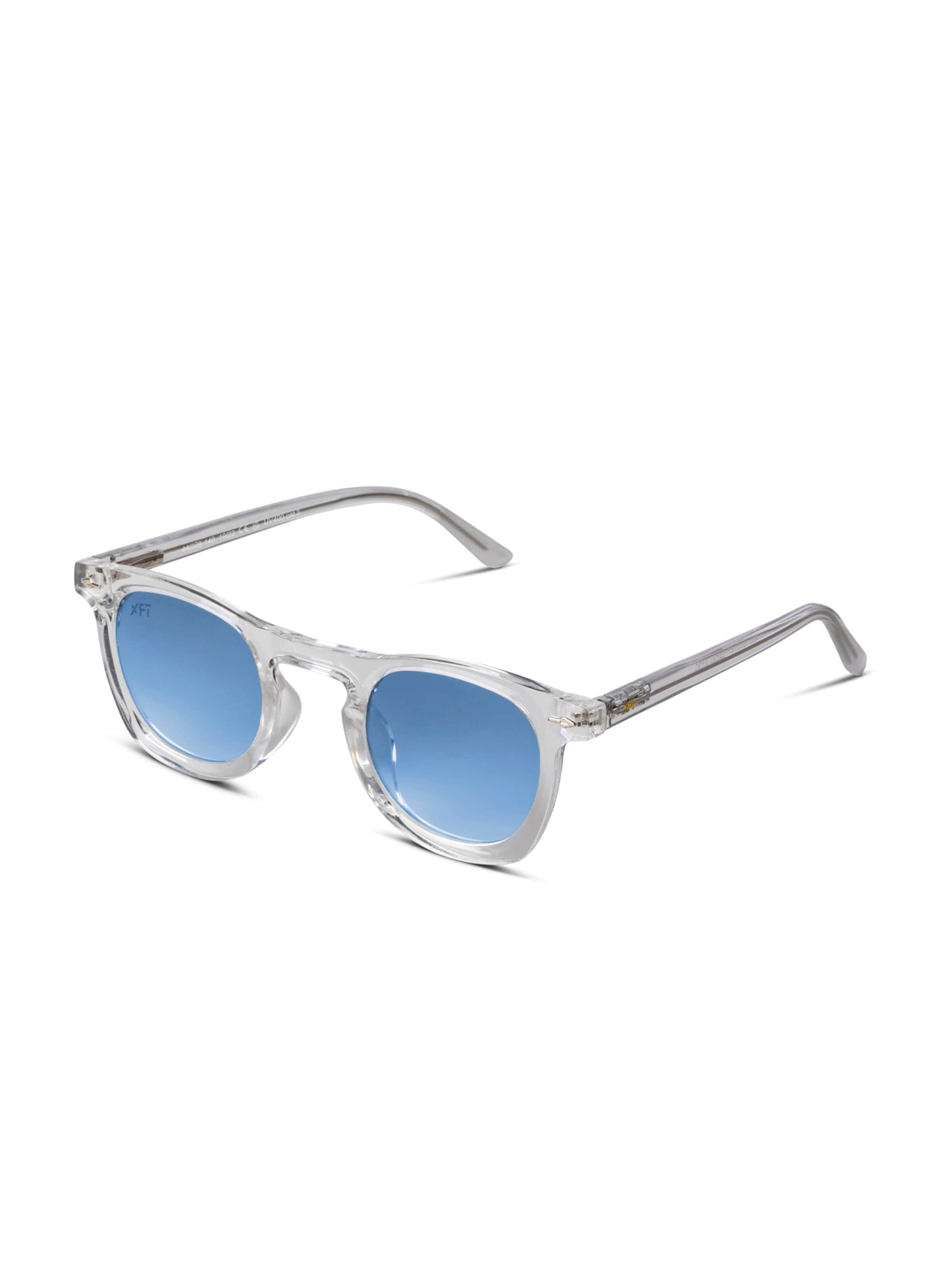 X Frame Therapy Okulary przeciwsłoneczne 'Reflectron Sun' w kolorze niebieski: przód