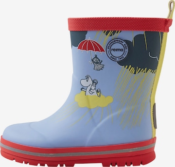 Reima Rubber boot 'Magisk Moomin' in Blue: front