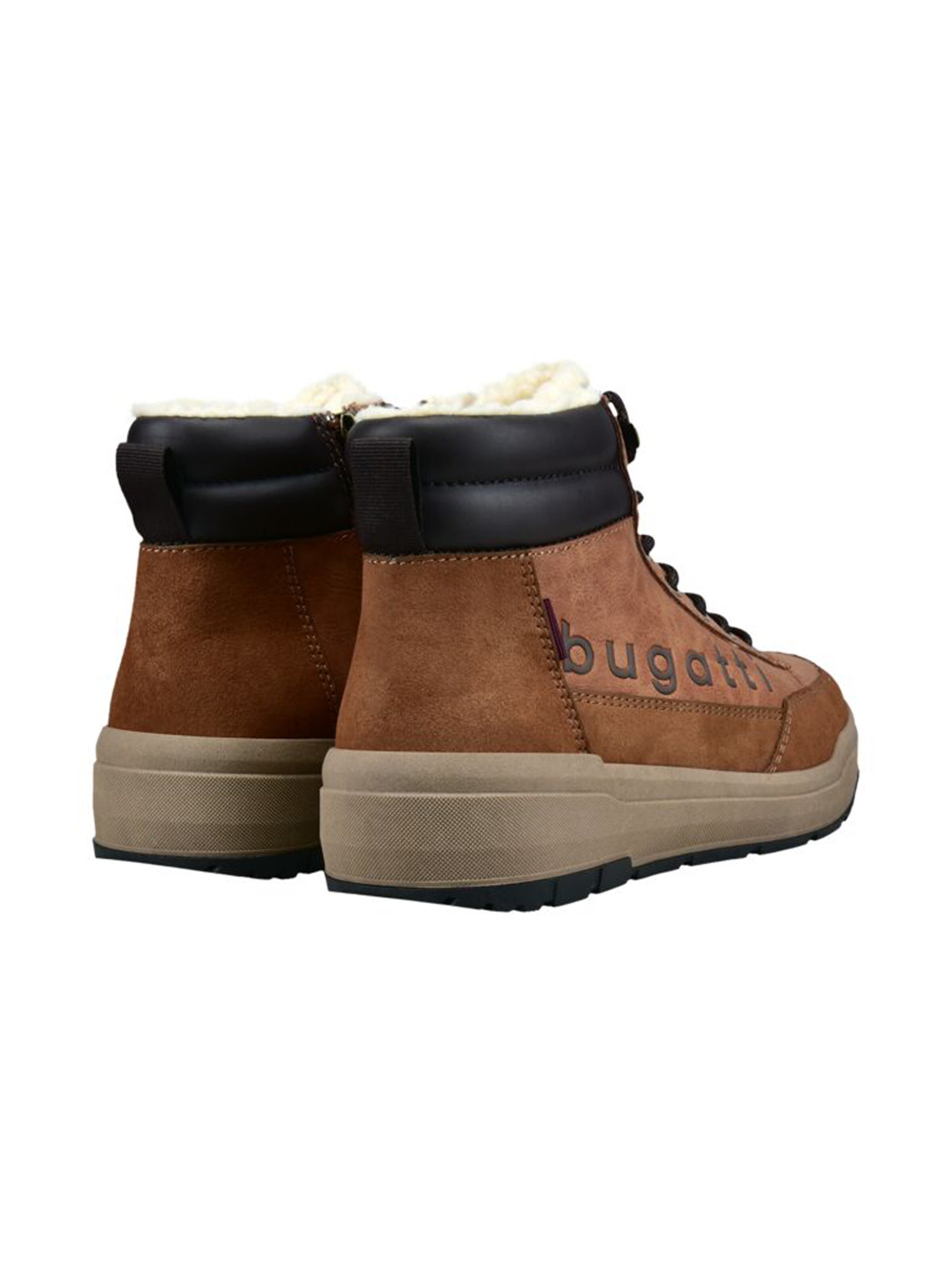 bugatti Šnurovacie čižmy - Hnedá