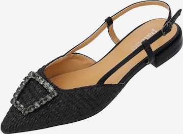 Palado Ballet Flats 'Edniya' in Black: front
