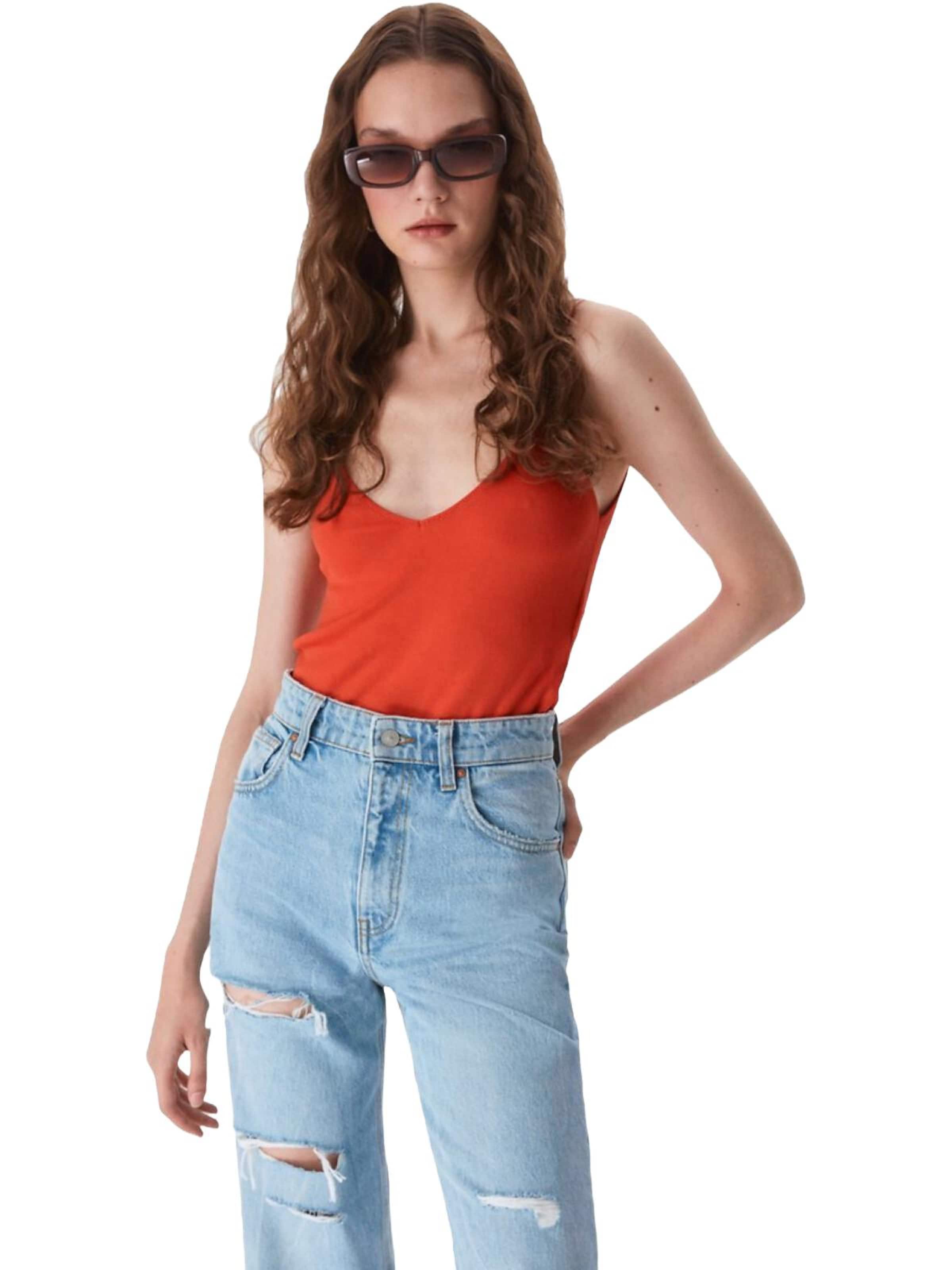 LTB Jeans - Pierna ancha Vaquero 'LTB Jeans Damen Danica High Waist Wide Leg Jeanshose' en azul