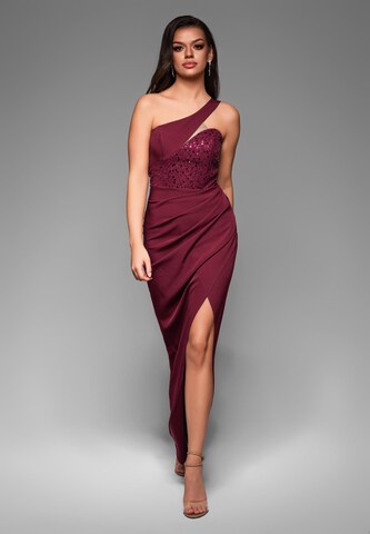 Ombre Avondjurk in Rood