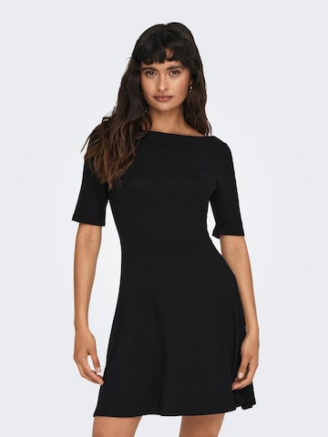 Robe 'PETRA' ONLY en noir : devant