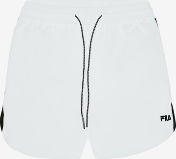 FILA Regular Broek 'LIMASSOL' in Wit: voorkant