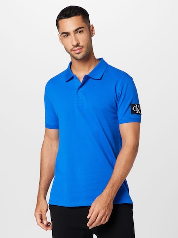 Calvin Klein Jeans Poloshirt in Blau: predná strana