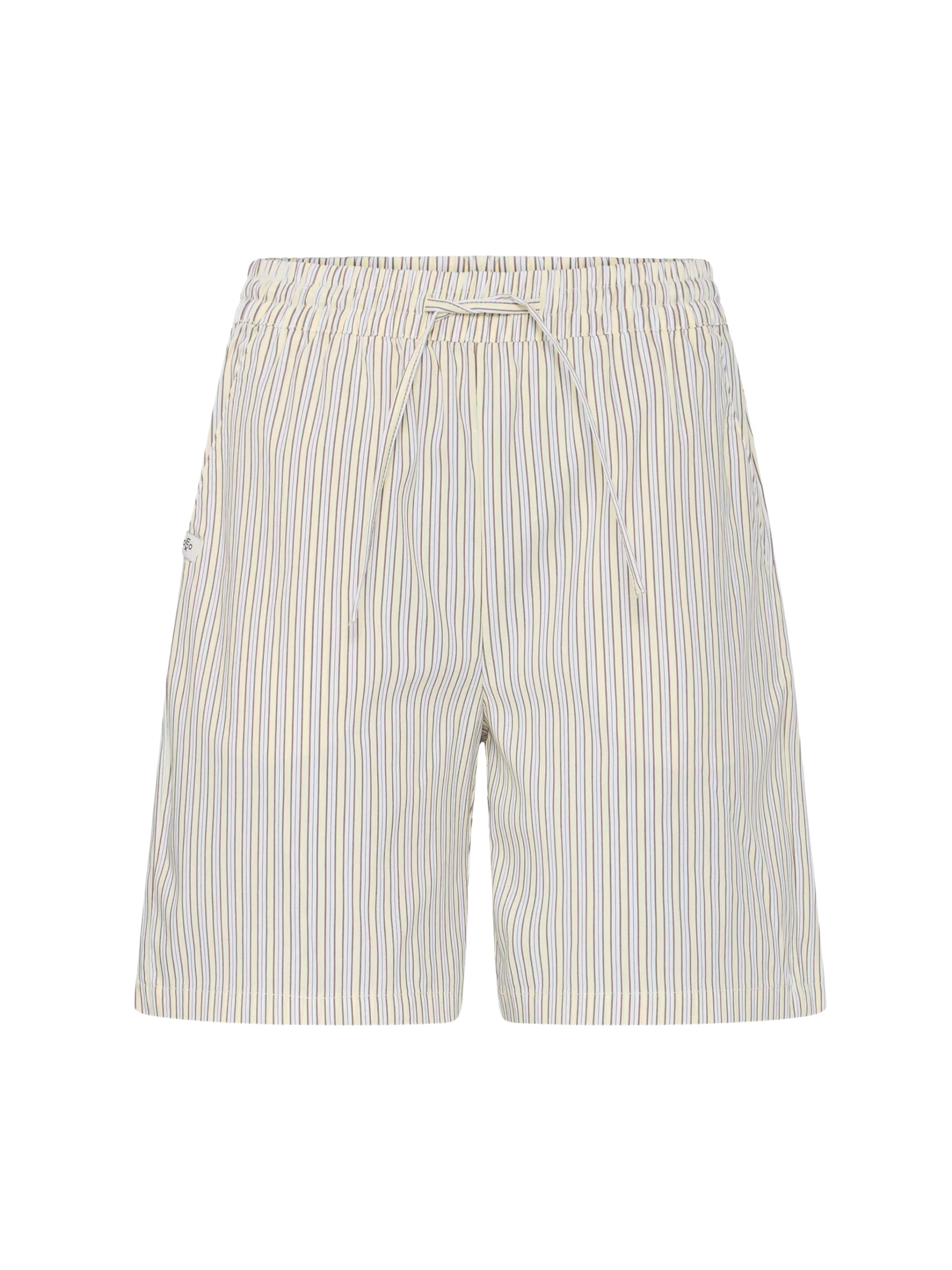 Oxmo - Loosefit Pantalón ' OXFanny ' en beige: frente