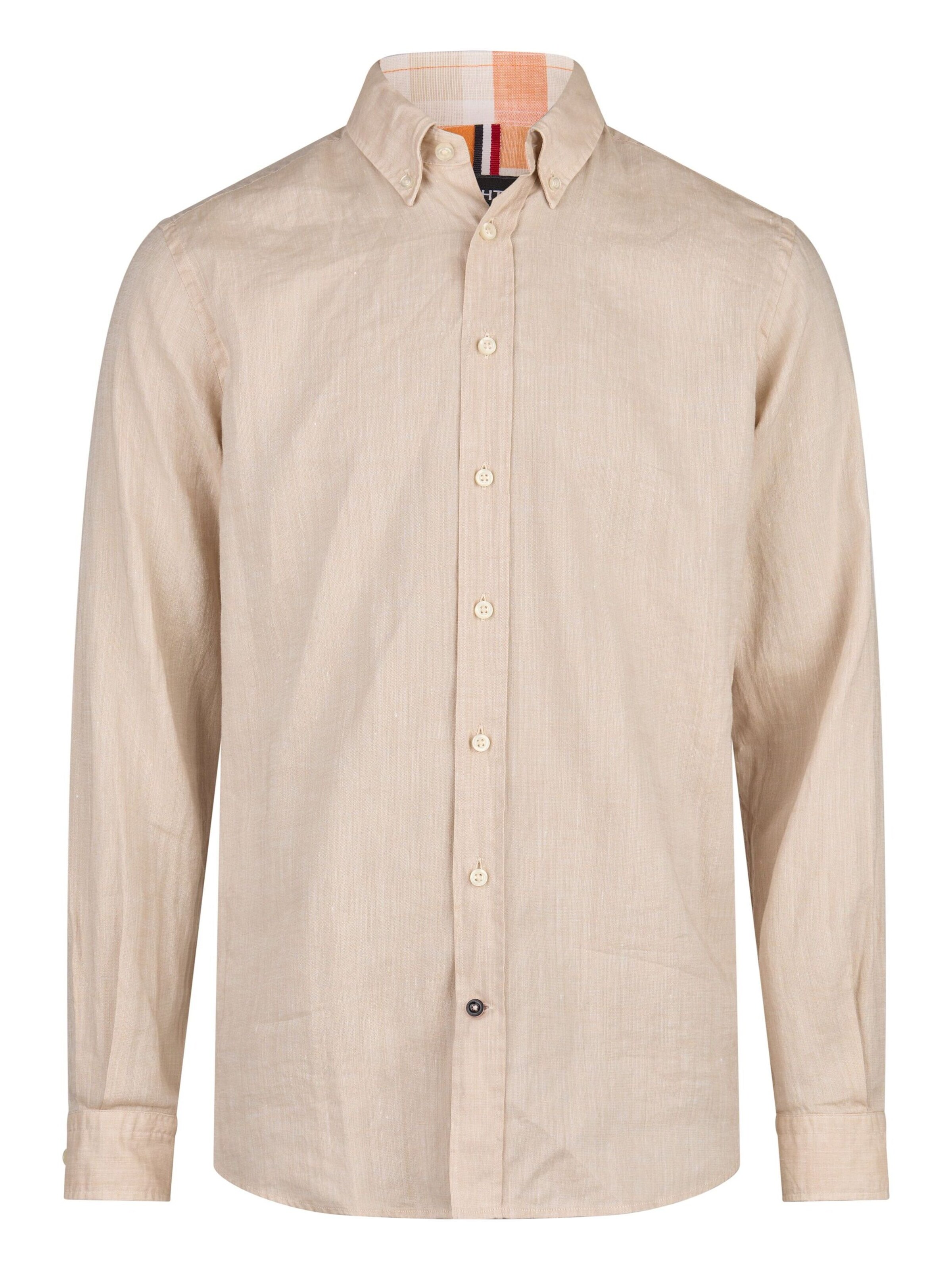 Chemise HECHTER PARIS en beige : devant