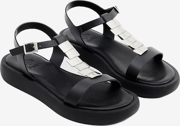 Desa Sandals 'Sandalen' in Black: front