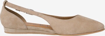 TAMARIS Ballerinasko i beige