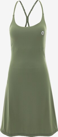 AIKI KEYLOOK - Vestido 'Lovely' em verde: frente