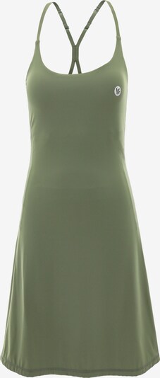 AIKI KEYLOOK Obleka 'Lovely' | zelena / bela barva, Prikaz izdelka