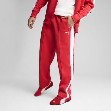 PUMA Loose fit Pants 'Always On' in Red: front