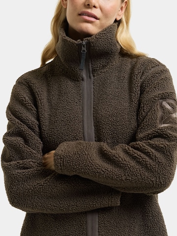 Didriksons Fleece jas 'Umi' in Bruin