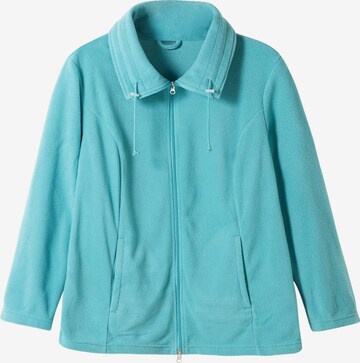 SHEEGO Fleece Jacket in Blue: front