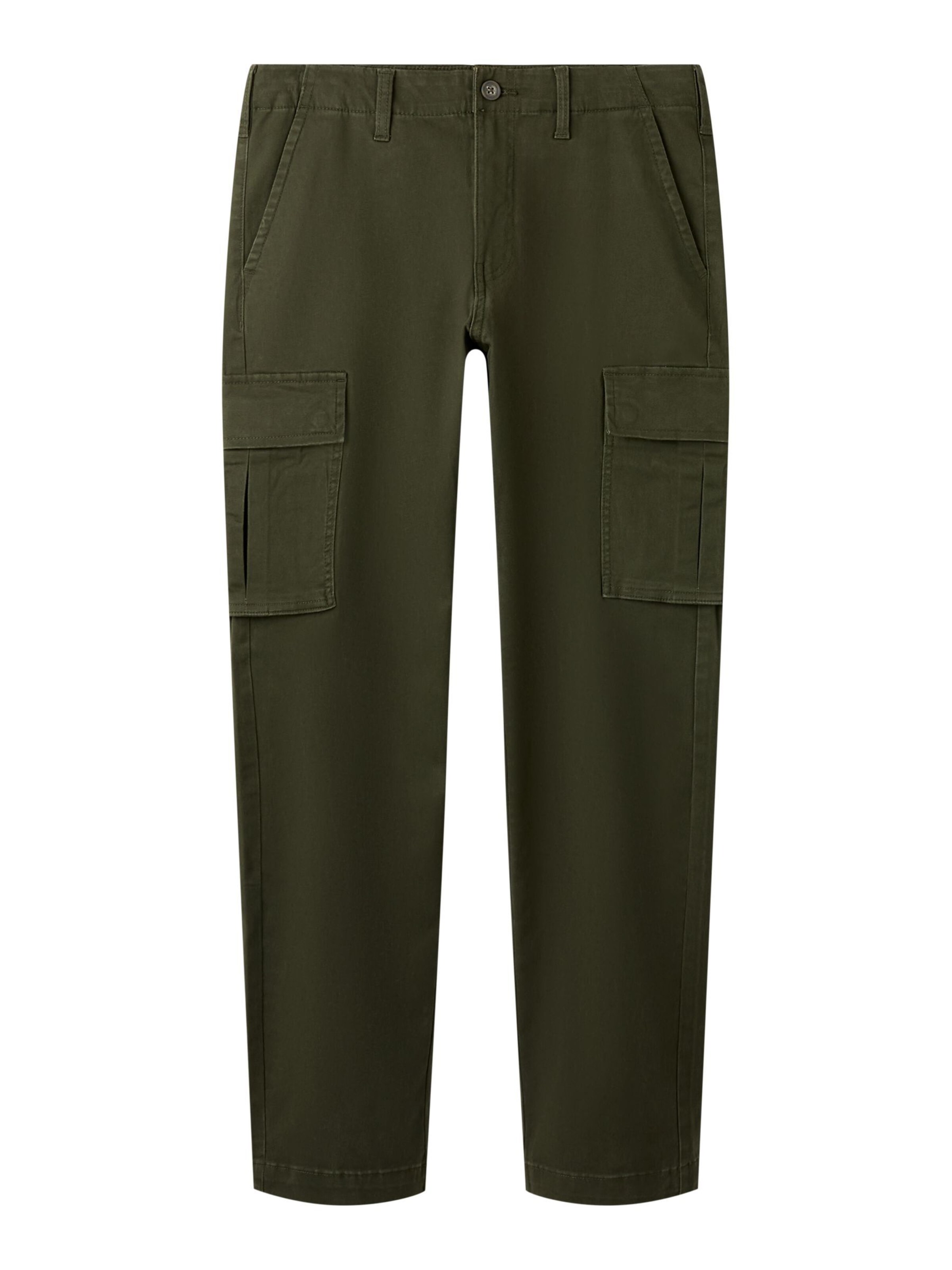 TWO SOON Trousers in Green: front