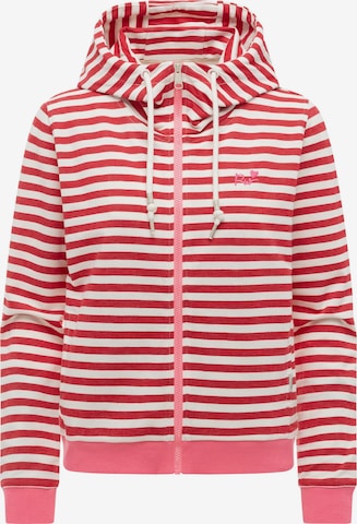 Giacca di felpa 'Parya' di Ragwear in rosso: frontale