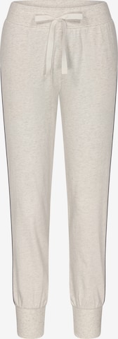 TRIUMPH Pajama Pants ' Mix & Match ' in White: front